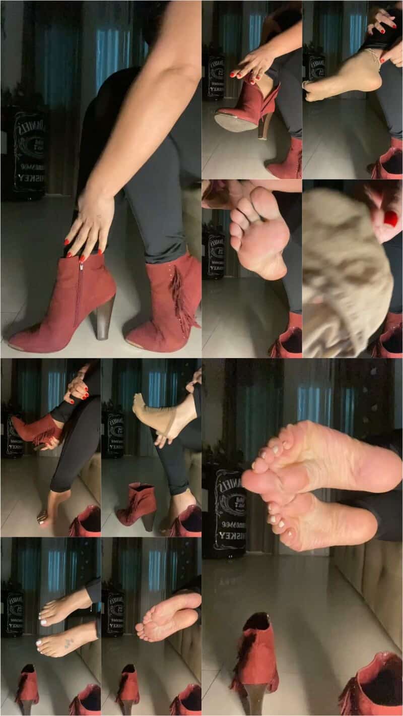 eudaya wearing nylons and boots thumbnails
