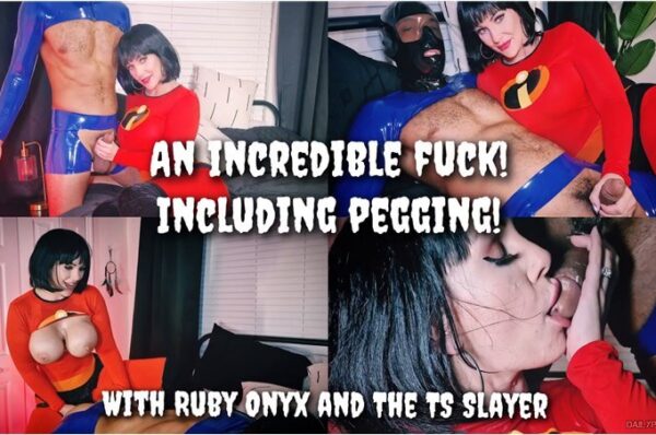 Ruby Onyx Incredible Femdom Pegging Sex