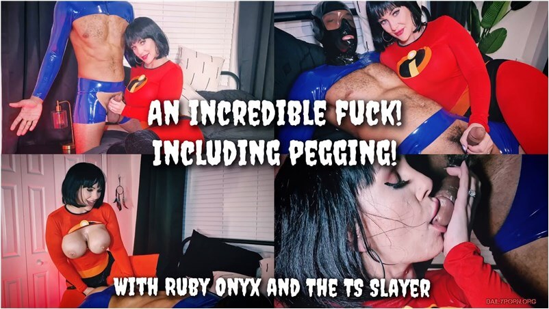 Ruby Onyx Incredible Femdom Pegging Sex