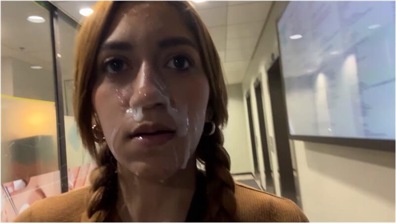 Artemis Carmona Helsinki Cumwalk (Cum On Face)